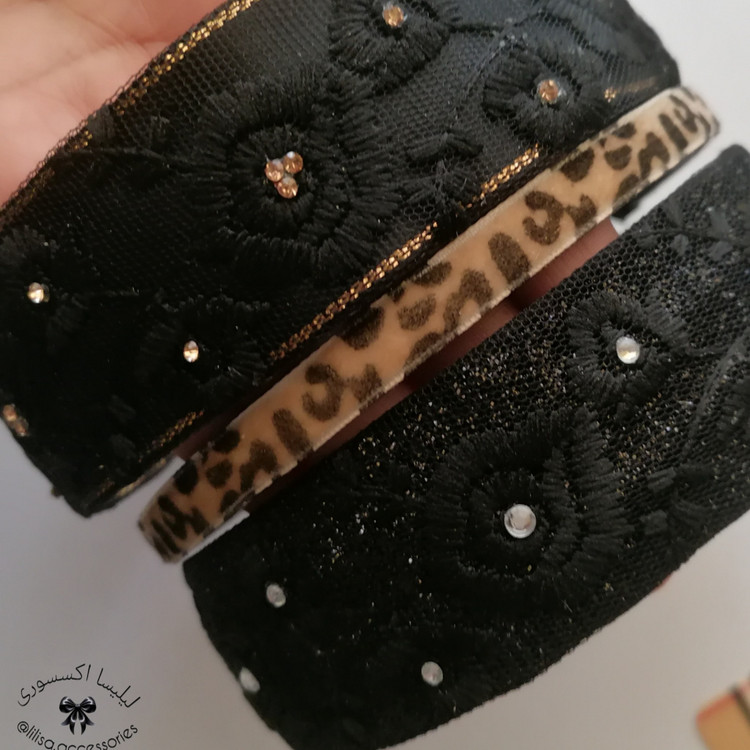 تل مجلسی شیک زنانه(تل پارچه ای دستساز)