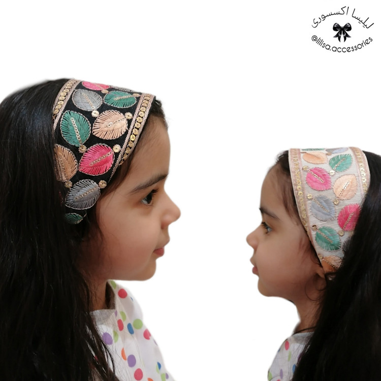 هدبند سوزندوزی هندی(هدبند مجلسی)
