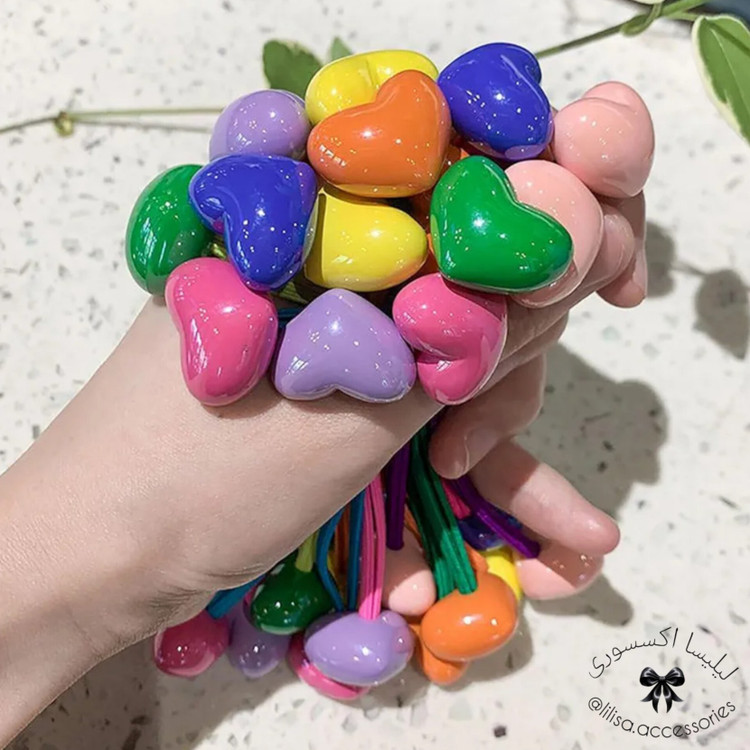 کشمو گره ای آبنباتی کودک(کش دو سر باز)