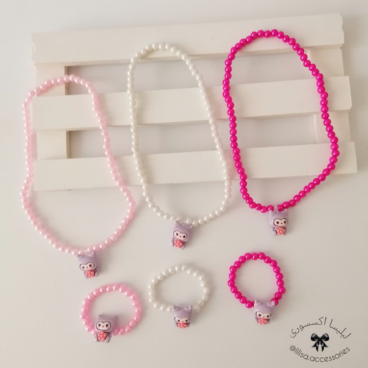 ست گردنبند و دستبند بچگانه