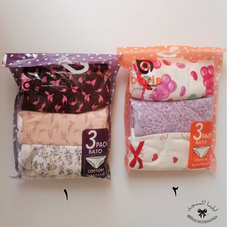 شورت زنانه نخ پنبه باریش ترک 3تایی(2XL)