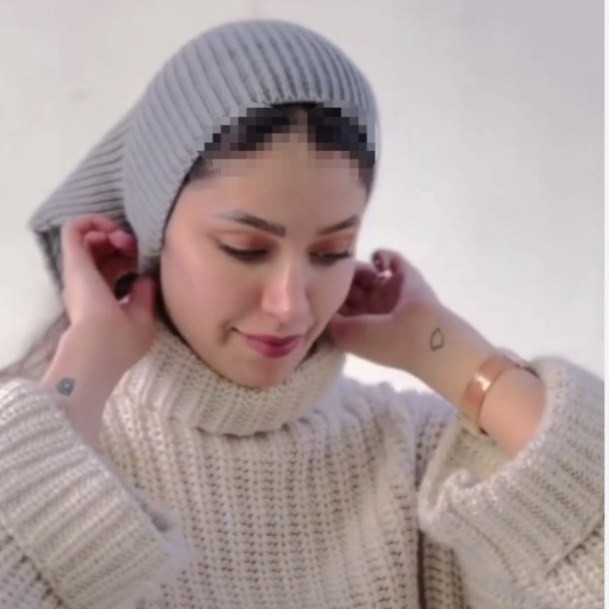 اسکارف بافت زمستانی