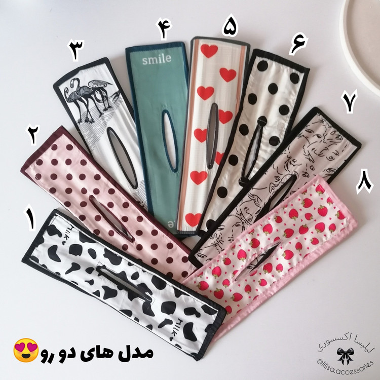 باندفر پارچه ای مو /باندفر مجلسی نگینی